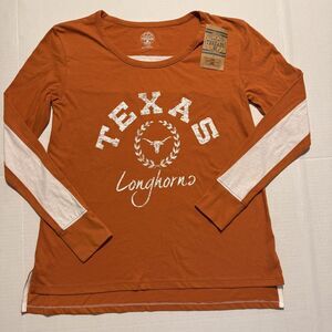 Texas Longhorn Women's Small Long Sleeve Shirt, Rivalry Threads NWT